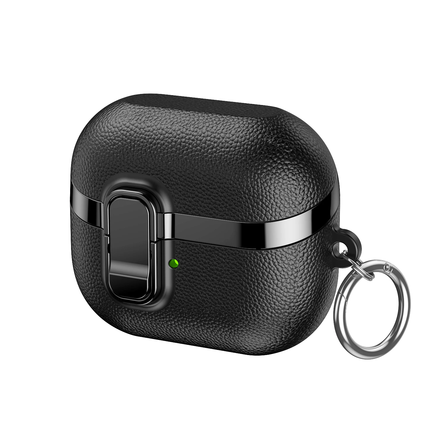 

Современный чехол с замком для Samsung Galaxy Buds 3 Pro и Buds 3, кожаный защитный чехол для беспроводных наушников от падения