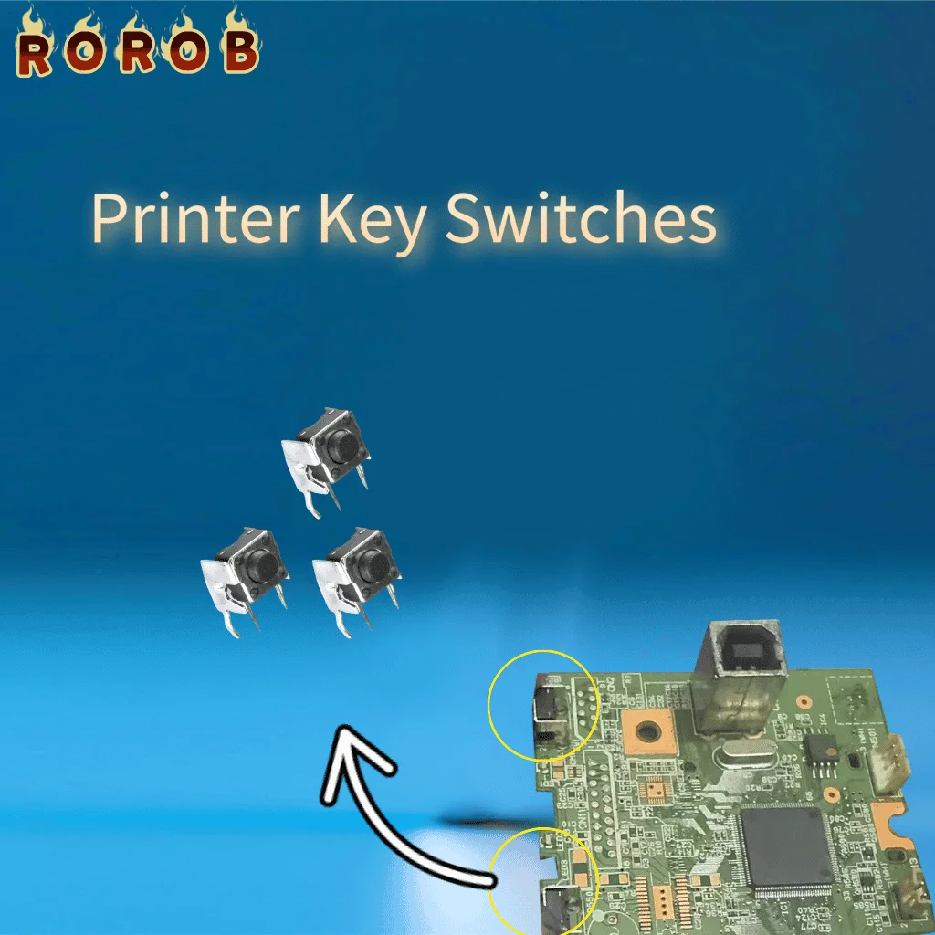 10X Printer Key Switches for Epson L301 L310 L130 L110 L313 L303 Printer Switch Button Repair Spare Parts Brand New