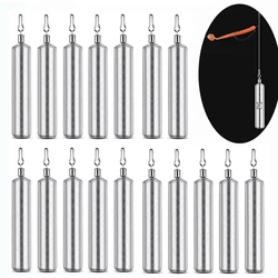 Drop Shot Fishing Weights Skinny Sinkers with Barrel Swivels Cylinder Pencil Weight Wacky rigs for Trout Bass Fishing Tackle