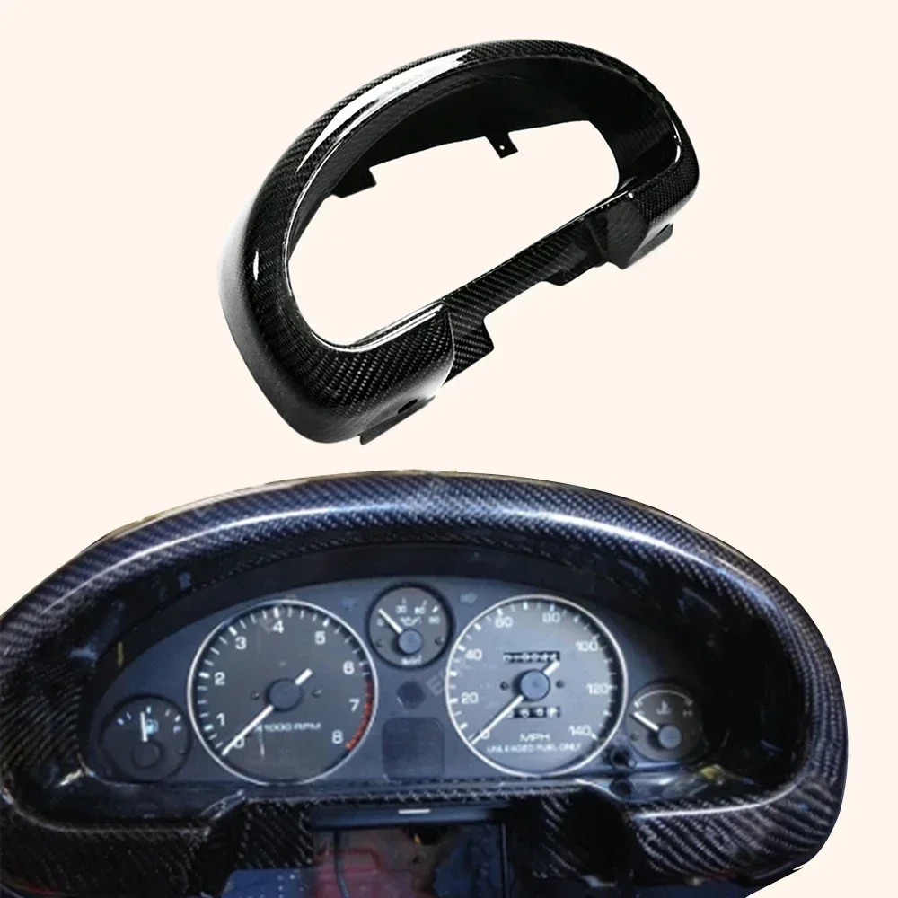 For Mazda MX5 NA MK1 Miata (RHD Only) Carbon Fiber Interior Cluster Surround