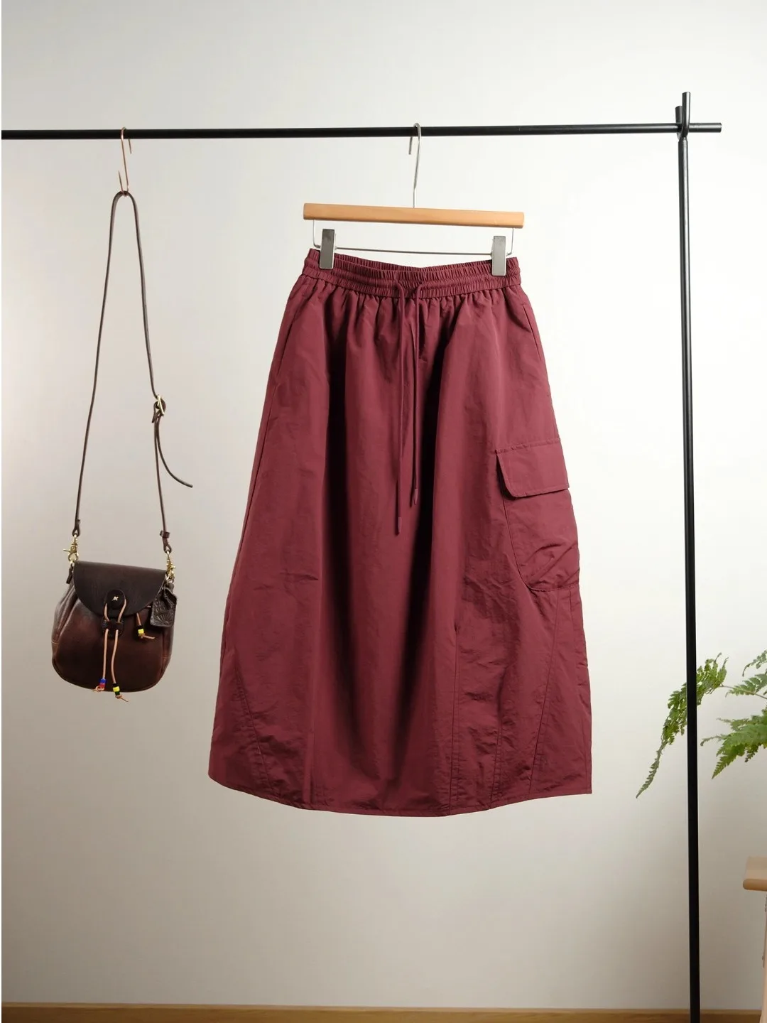 Thiened コットン f スカート レディース 冬 アーティスティック スレ Dstring エラスティック ウエスト フラワー バッド スカート 暖かさ カジュアル スカート