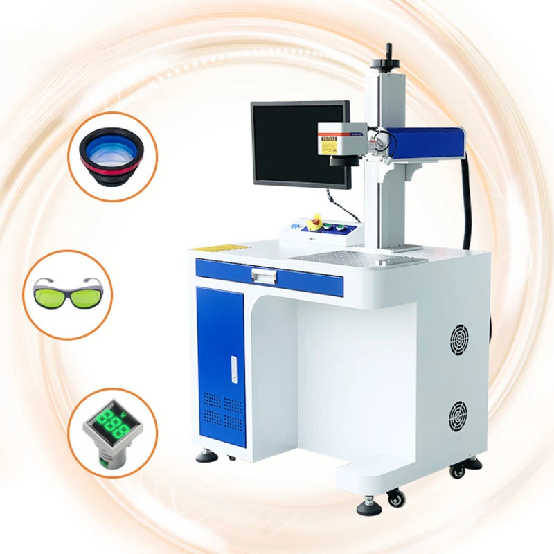 20/30/50/60/80/100W Max Raycus Jpt Smart Machine Desktop Laser Marker On Stainless Steel Aluminum