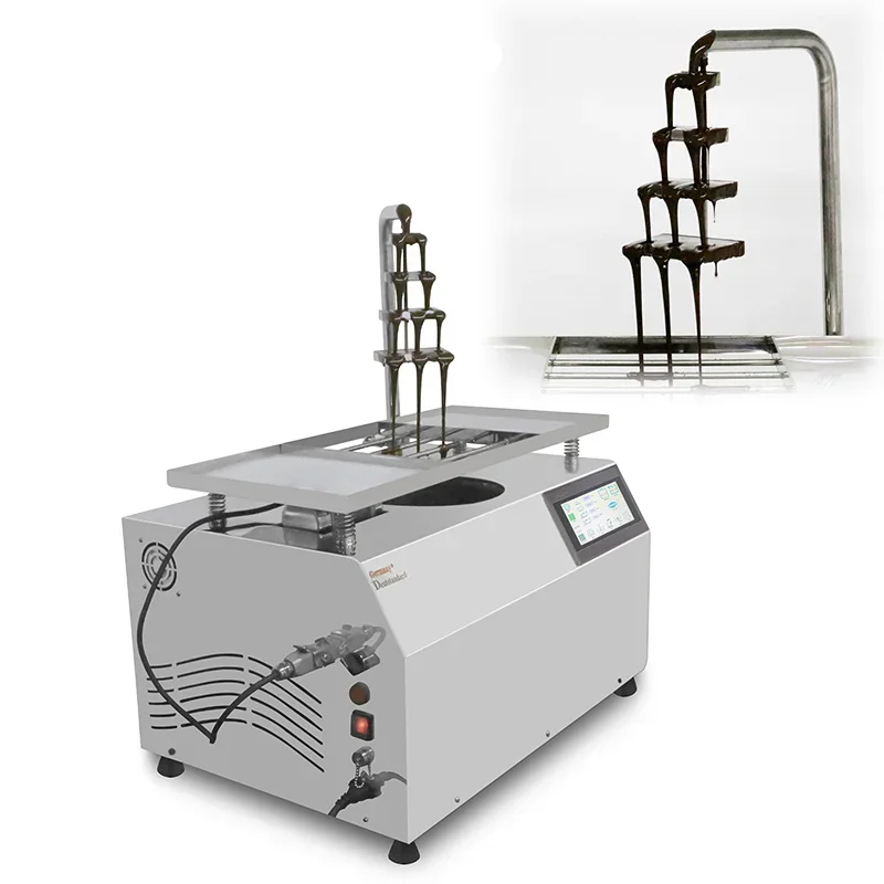Automatic Chocolate Fountain Machine Chocolate Tempering and Melting Maker