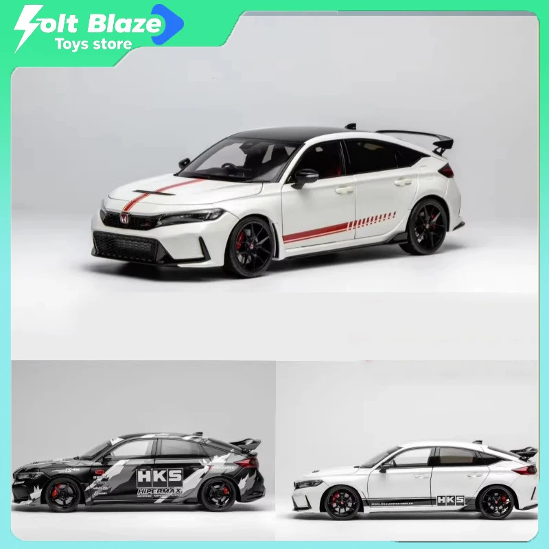 

Motorhelix 1/18 Honda Civic Type R FL5 Fully Open Diecast Car Model Room Display Model Simulation Collection Cars Boy Toys Gift