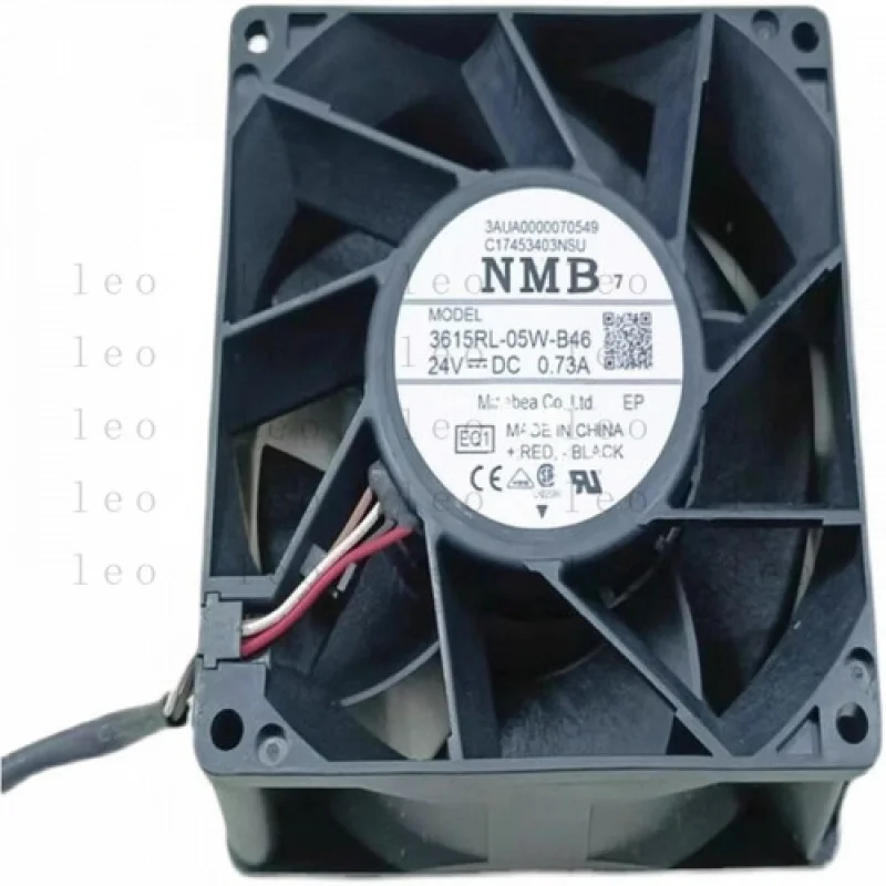 

YY NMB 3615RL-05W-B46 DC24V 0.73A 9CM 9038 4-проводной инверторный вентилятор