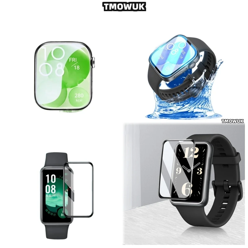 

For Huawei Band 6 7 8 9 10 B6 B7 Watch D2 Fit 3 4 Pro Special Edition 3D Curved Flexible Screen Full Cover Protective Film