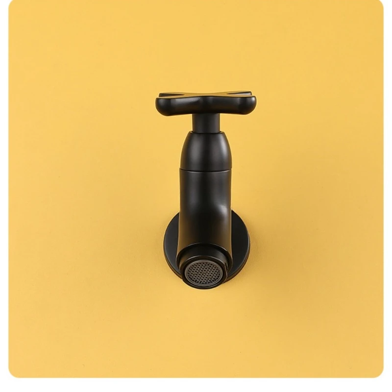 

Wall Mounted Brass Faucet Single Cold Water Tap for Outdoor Garden Kitchen Bathroom Wash Spout Mop Pool Sink Basin