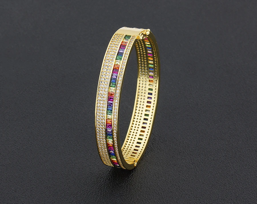 Nidin Exquisites modisches Armband und Ring, 2-teilig, klassisches Bankett, Hochzeit, Party, Schmucksets, Geburtstagsgeschenk, Accessoires-Design – Detail 9