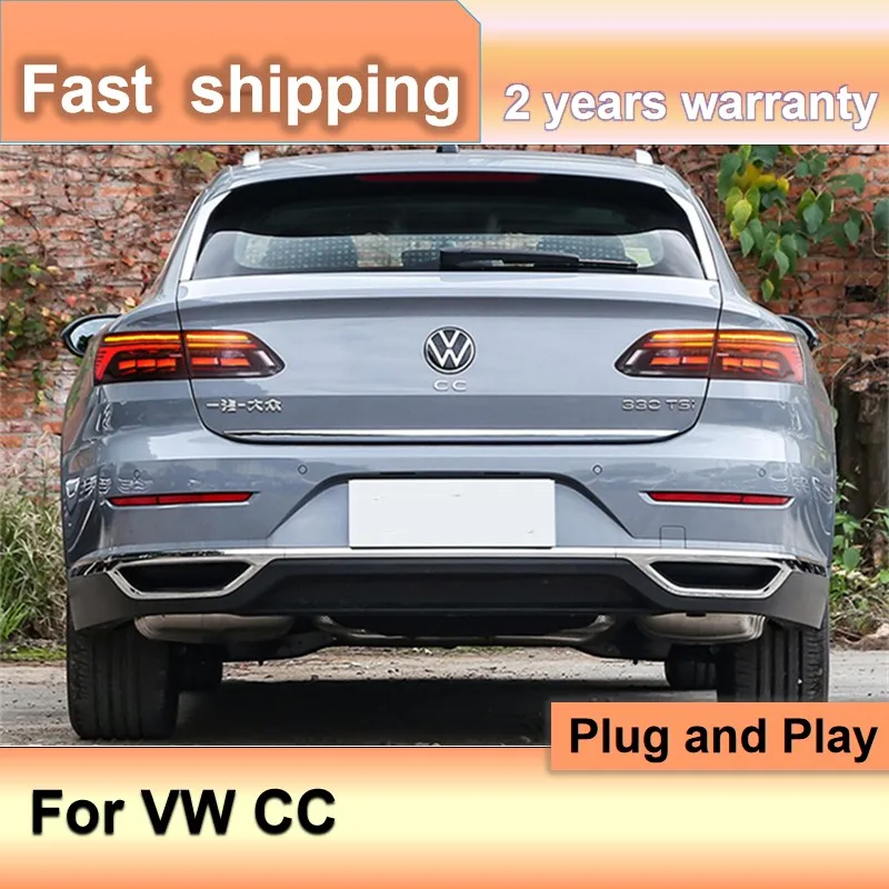 Car Accessories for Volkswagen CC Taillight 2019-2023 VW CC Tail Light DRL Fog Brake Turn Signal Reverse