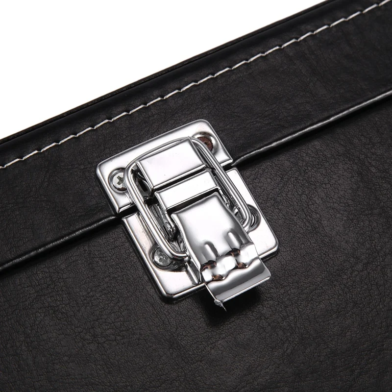 Boîte de rangement en PU pour pièces de monnaie, dalle de bijoux, style contreplaqué composé, présentoir pour pièces de monnaie, étui pour l'organisation de la maison, nouveau