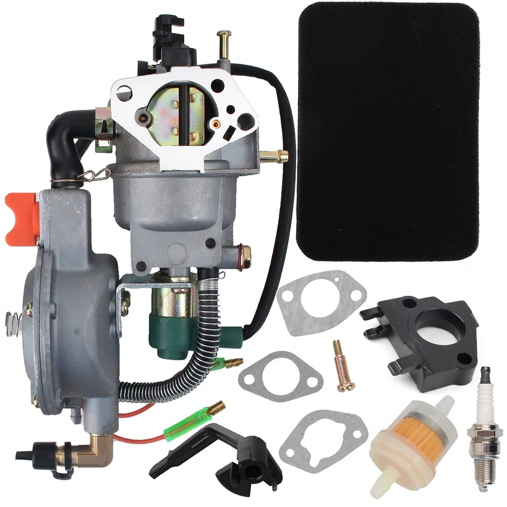 For Champion 100297 100155 100230 439cc 459cc Dual Fuel Carburetor LPG- Kit 8000W 10000W Generator Engine Repair Parts