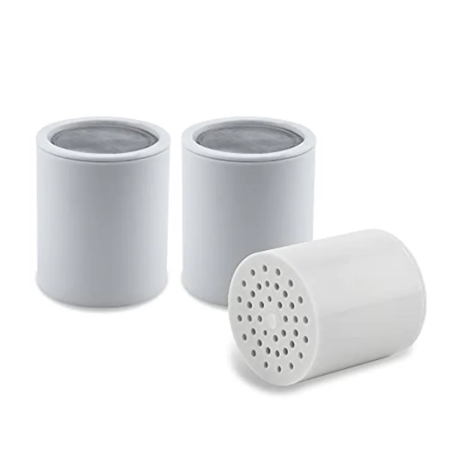 High Output Shower Filter Replacement Cartridge Reduces Chemicals and Chlorine Restores pH Balance Glowing Skin Strong Nails an