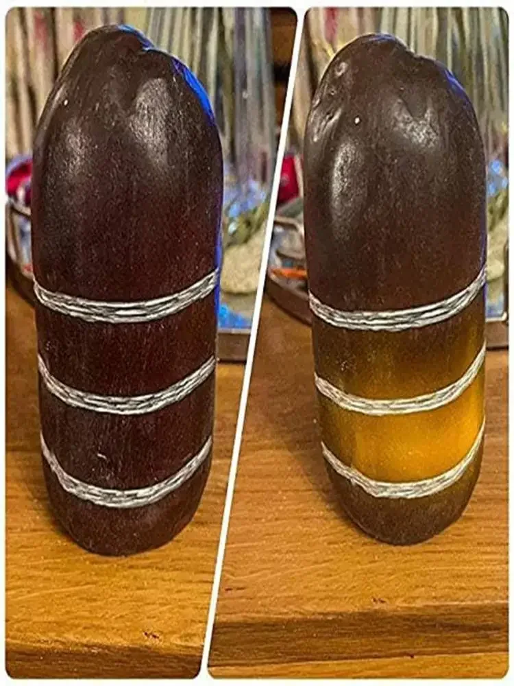 Sankara Charbon Pierre Scintillante en Résine, Accessoires de Cosplay, Décoration de Maison, Objets de Collection