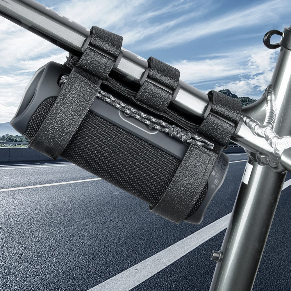 

Bike Speaker Mount Adjustable Water Bottles Holder Anti Slip Portable Speaker Mount Multifunction Cycling Accessories