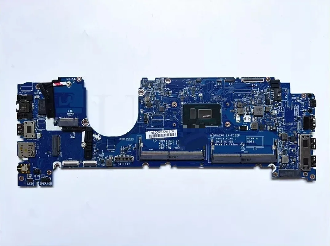 New for Dell Latitude 7490 E7490 Laptop motherboard compatible SN LA-F322P LA-F321P CPU i38130U i57300U i58250U i58350U i78650U