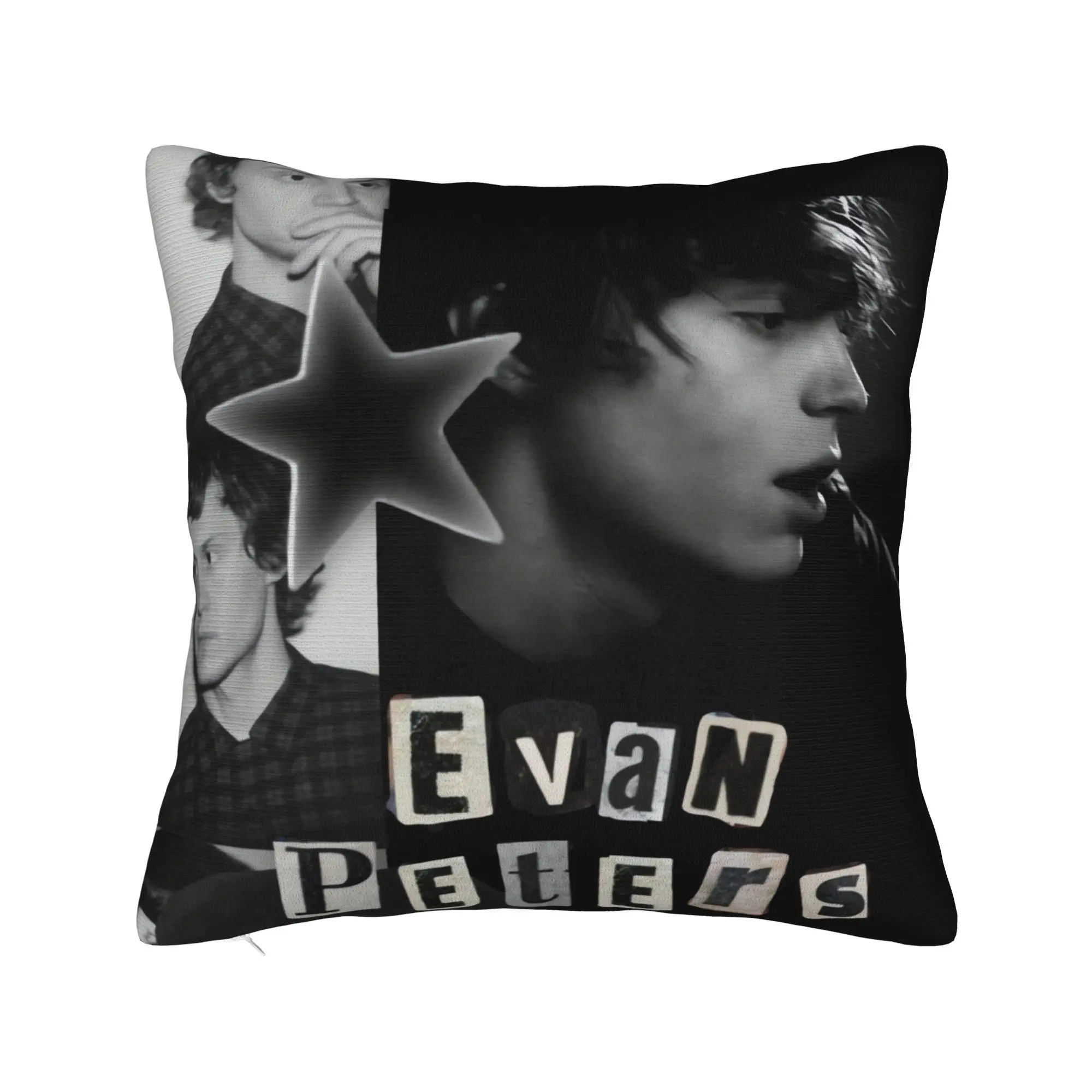 Starry Evan Peters Dark Portrait Pillow Case  Comfy Pillow Cover For Wedding Party Home Decor Fashion Cushion Cover