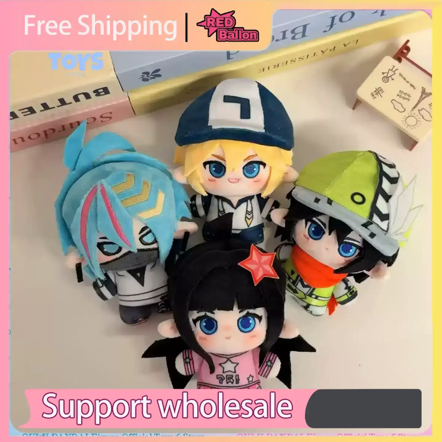 Authentic Aotu World Plush Dolls: Camil, Jin, Yao'an Shenjin, Kaily & Anmicius Cotton Dolls | Trendy Anime Birthday Gif