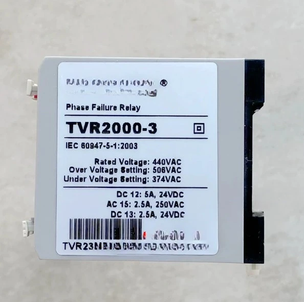 Phase sequence protection relay  TVR2000-3 TVR2000Z-1/- 2 3 4 5 6 9 NQL