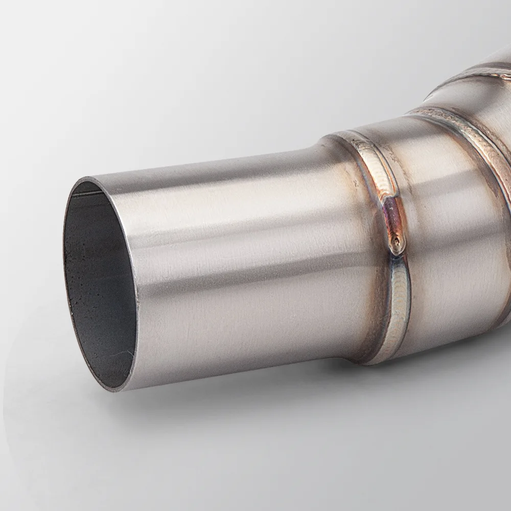 For Husqvarna Svartpilen 125 250 401 2020-2022 Escape Motorcycle Exhaust Middie Link Pipe Muffler 51MM Slip-On Connecting Pipe
