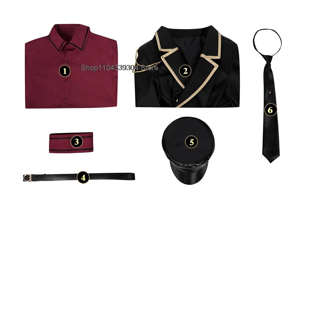 Sexy MahoAku Byakuya Mimori Costume Cosplay Parrucca Vestito La Ragazza Magica e Il Tenente Malvagio Utilizzato per Essere Archenemies Cosplay