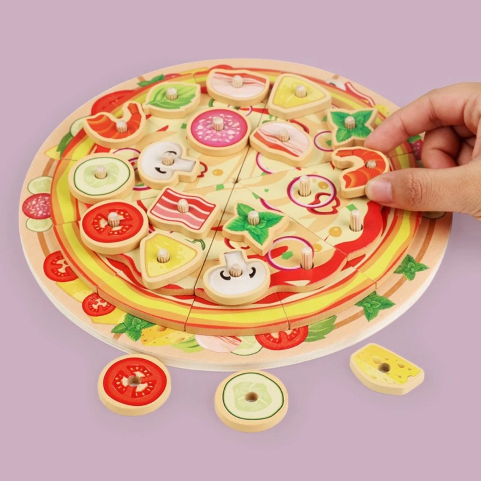 pizza-board-with-toppings-screenunplugged-wooden-pizza-toy-playset-smooth-set-hands-on-for-children-classroom-daycare