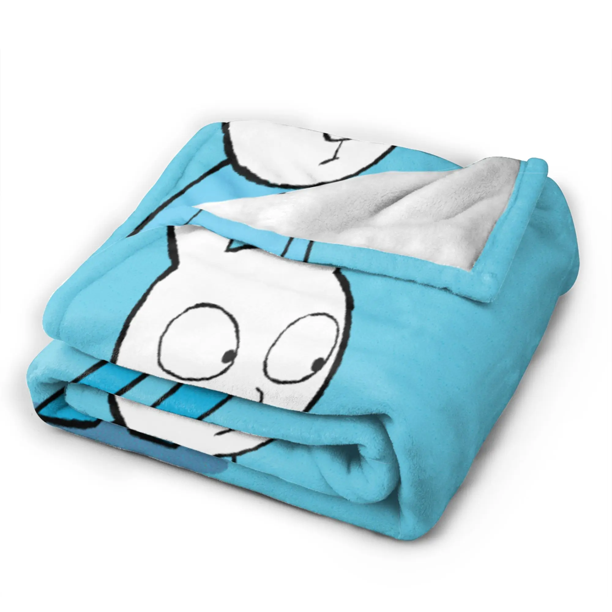 Super Soft Blanket Plane Travel S-Simon Super Rabbit Throw Blanket Novelty  Bedspread For Couch Bed