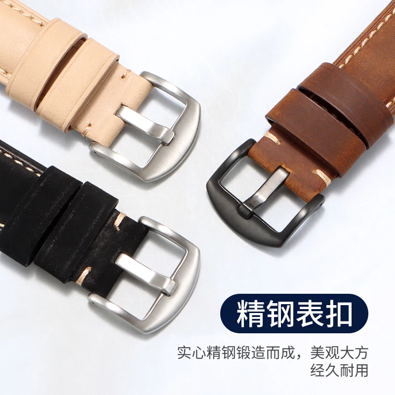 Ремешок из телячьей кожи с удлиненным изогнутым концом для мужских часов CASIO G-Steel GA-900 GM-110 GST-B400 — быстросъемный винтажный дизайн