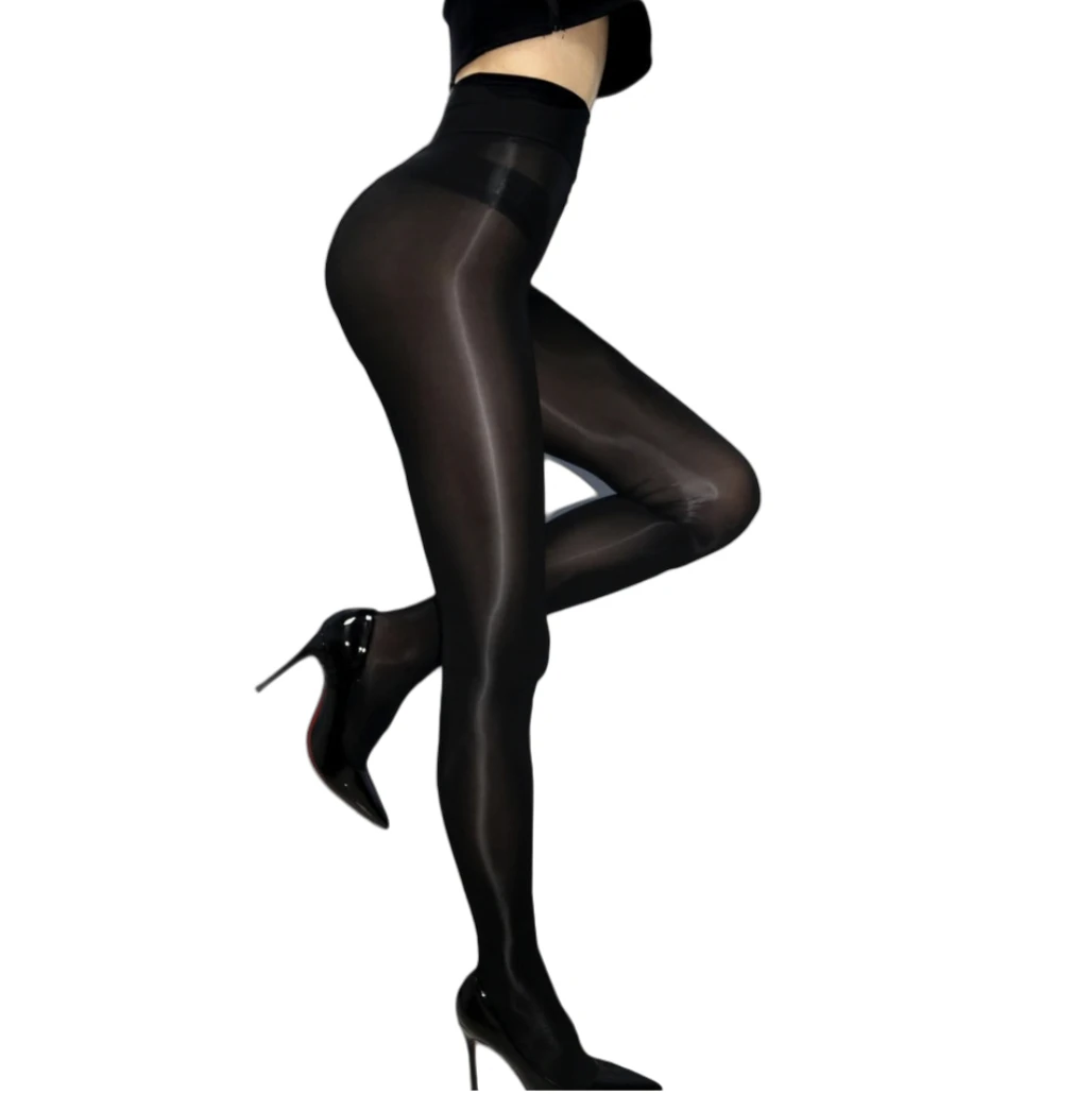 

Elegant Glossy Bodystockings Oil Tight Pantyhose for Women Underwear Seductive Stockings Party Socks Show Legs Beautiful Tights