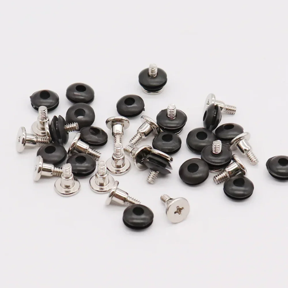20pcs Computer Case Shockproof Screws Shockproof Screws + Shock Absorption 3.5-inch HDD Shock Absorption Screws