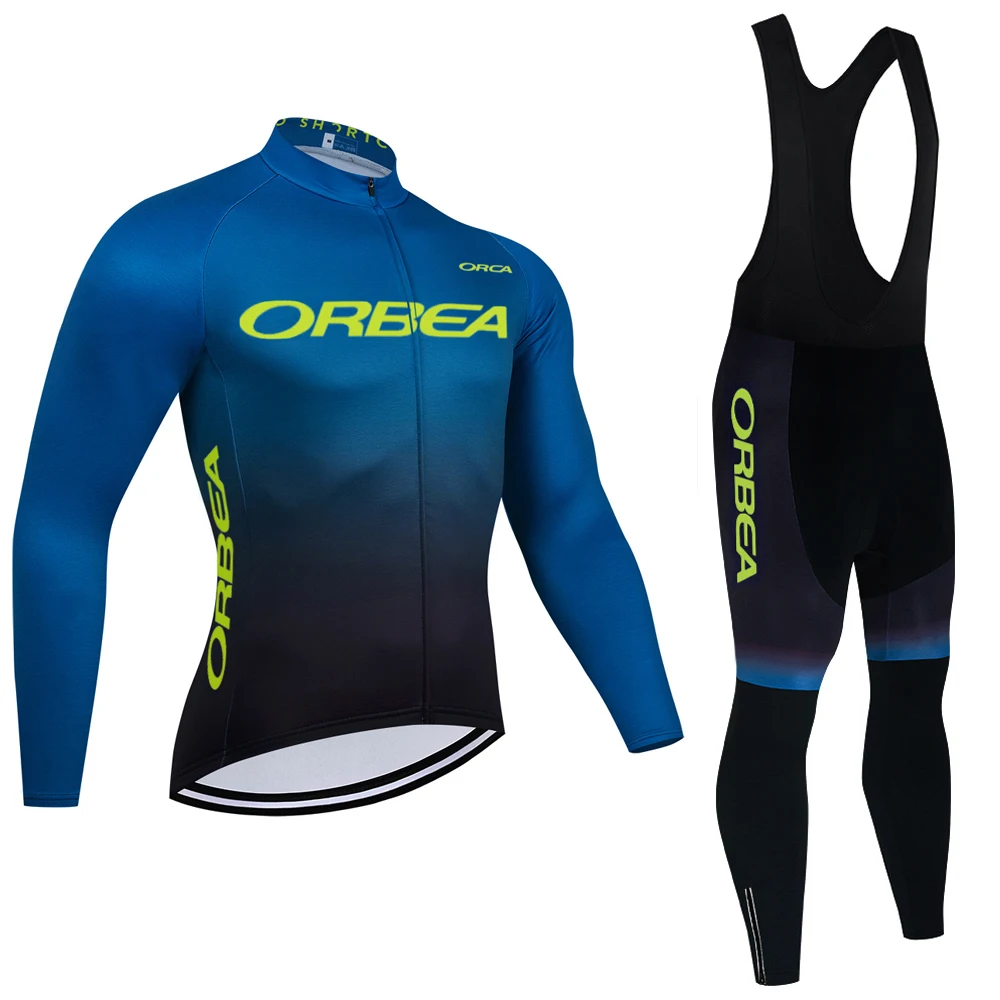 Winter 2024 ORBEA ORCA Bike Jacket Cycling Team Jersey Pants Set Men Women Ropa Ciclismo Thermal Fleece Por Bicycle Clothing