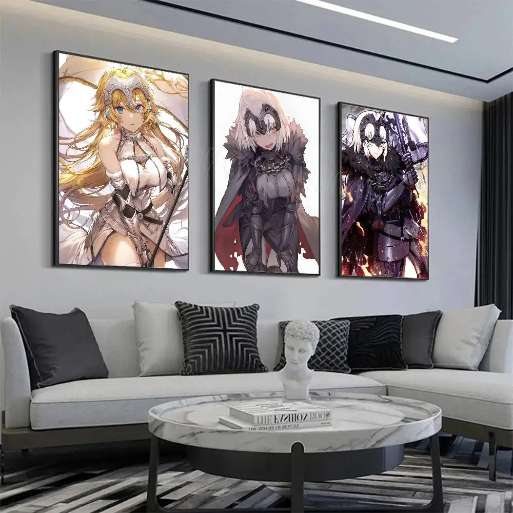 Jeanne Alter Anime Game Fate Grand Order Posters Living Room Bar Cafe Quality Canvas Vintage Style Comics Painting Art Home Wall