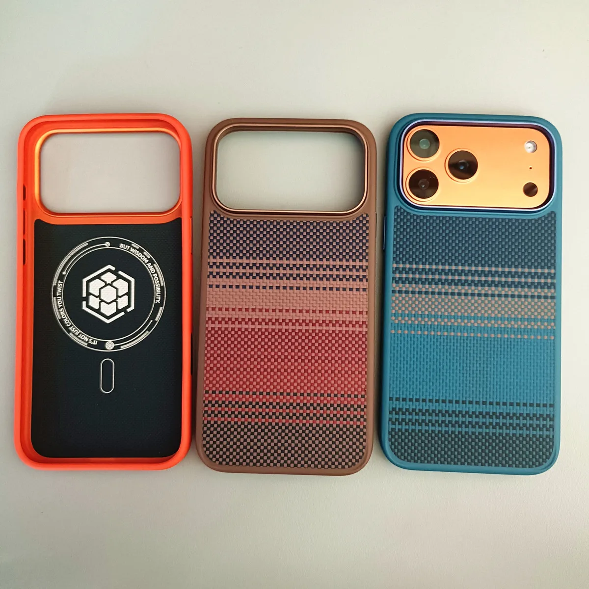 

Оригинальный чехол из арамидного углеродного волокна с магнитом для iPhone 17 Pro Max 17Pro, матовый, с эффектом заката и рассвета, с управлением камерой AI, защитный чехол-броня