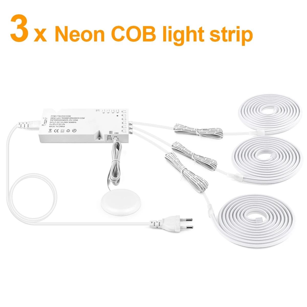 3 PCS COB Neon Tape