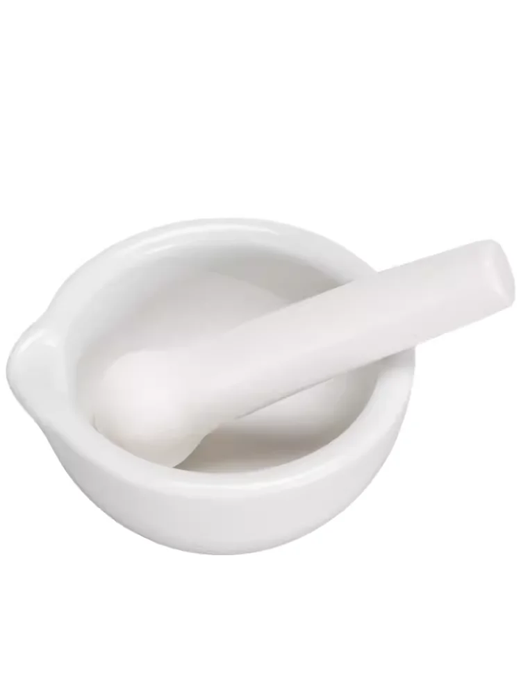Ceramic mortar acid and alkali resistant grinding rod tamping bowl laboratory equipment 60/80/90/100/130/160/216/254/305/356ml