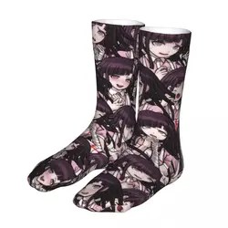 Fashion Socks Men's Women's Crazy Mikan Tsumiki Socks Danganronpa Graphic Socks Spring Summer Autumn Winter