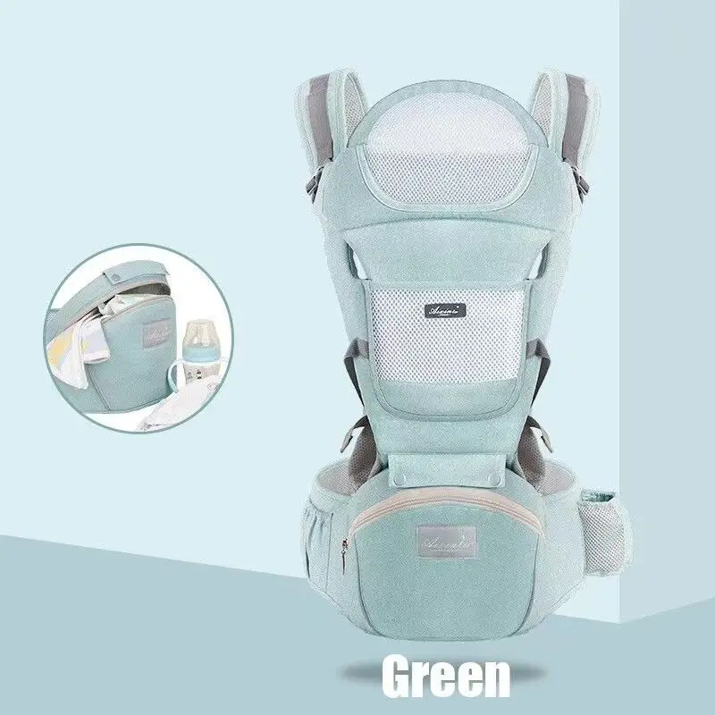 Baby Carrier Waist Stool Can Store Baby Waist Stool Horizontal Hug Type Front and Rear Dual-use Maternal and Infant Supplies