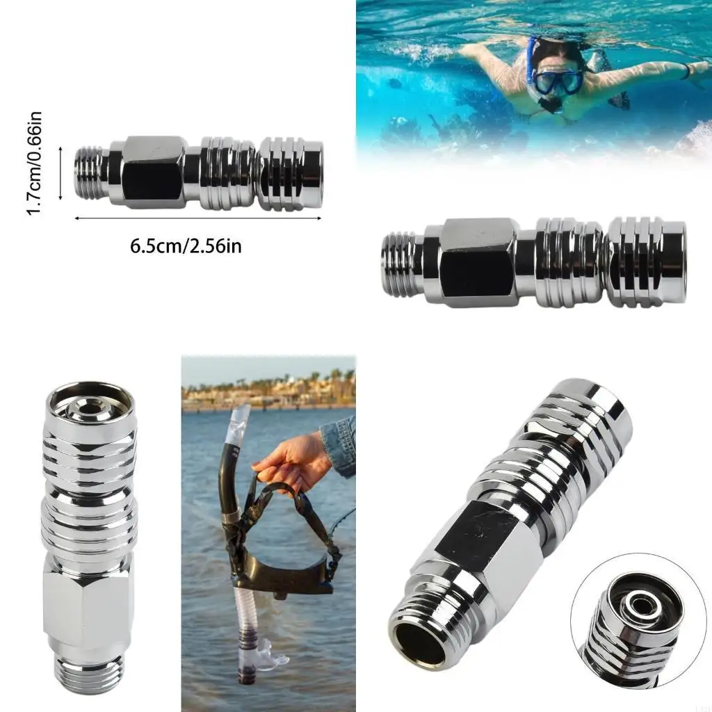 

Латунные интерфейсы адаптер Scubbas Diving BCD Адаптер мужчина от 9/16 до женского пола 9/16 адаптер для дайвинга.