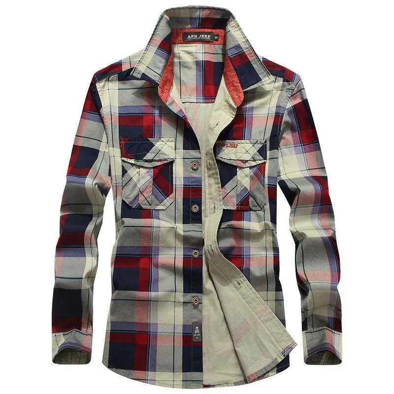 

Autumn New Men's Long Sleeve Shirt Large Size Loose Cotton PU Leather Velvet Non-fading And Deformable Outdoor Style