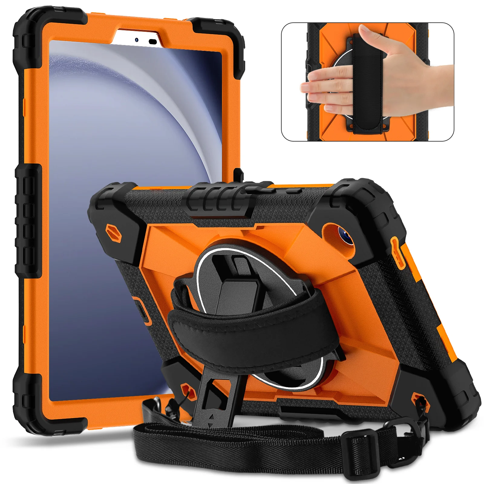 Tablet Protective Case C2 Model Suitable for Samsung Galaxy Tab A11 8.7”(2025)with Satchel Bracket 10 Colors Available