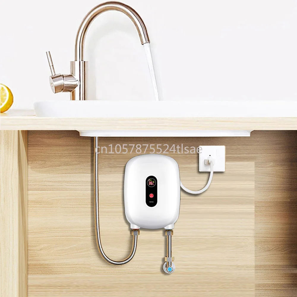 Precio Cocina Económica Undersink Tankless Portátil Gyser Calentador de Agua