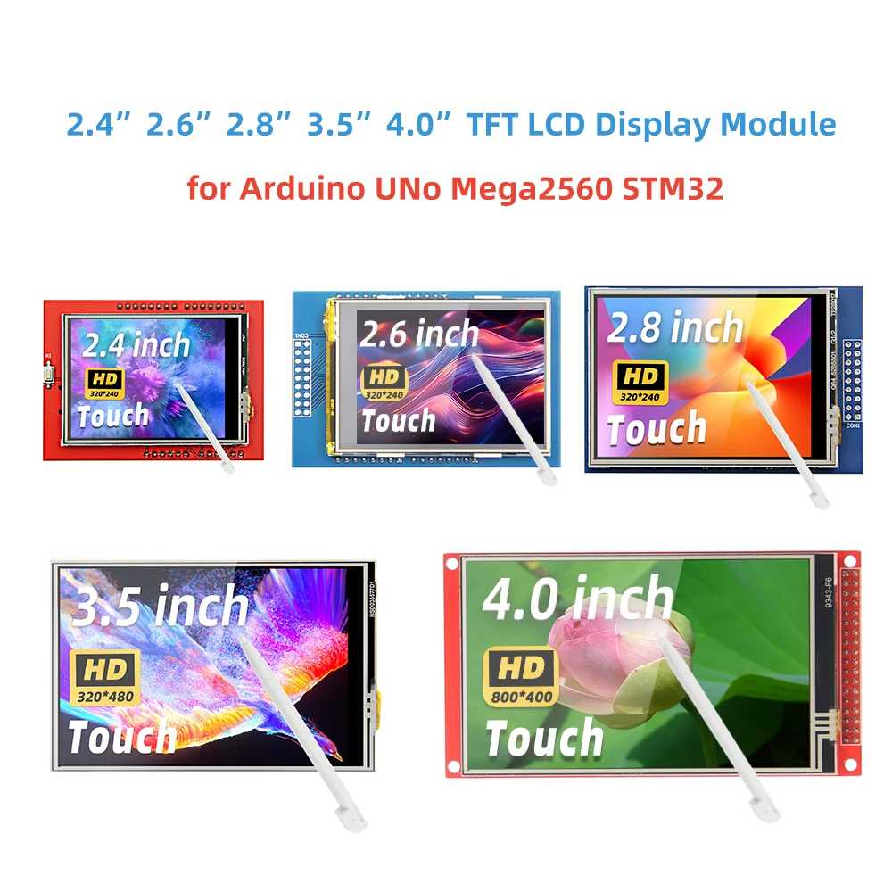 2.4 2.6 2.8 3.5 4.0 inch 480*320 DPI Full Color RGB TFT LCD Display Module for Arduino UNO STM32 Mega2560 ILI9341