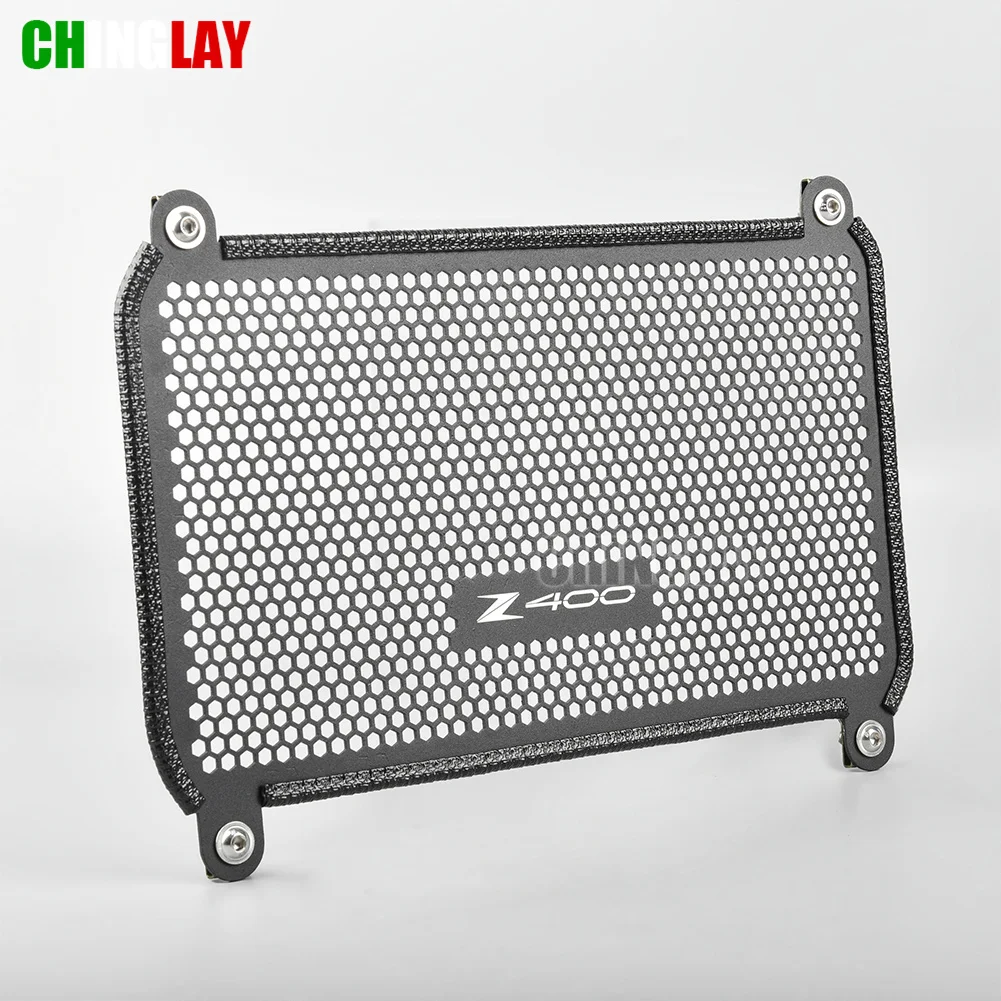 Motorcycle Radiator Grille Guard Fit with Kawasaki Z400 2019-2025 Ninja400 2018-2025 Radiator Protective Cover Accessories