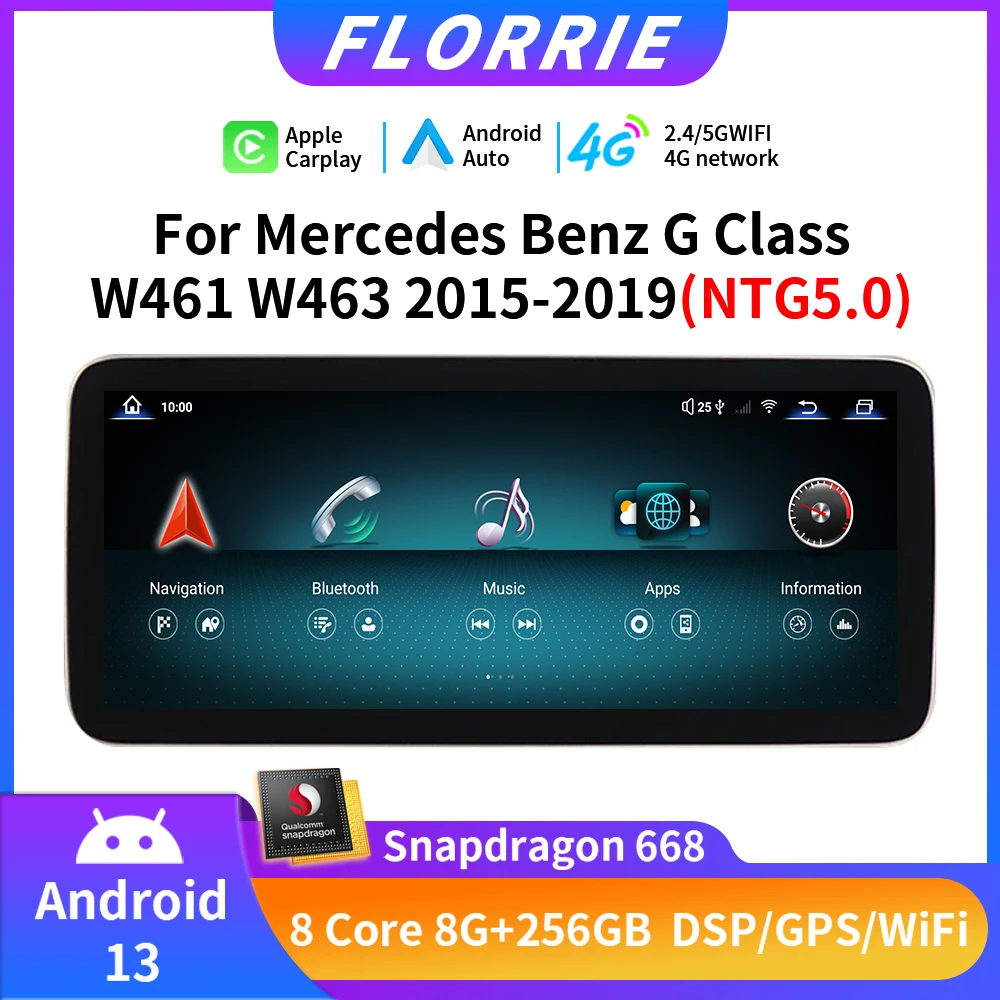 

Android 13 New Car Radio Multimedia Video Player Wireless CarPlay Auto For Mercedes Benz B Class 2011-2018 W246 NTG 4.5 5.0