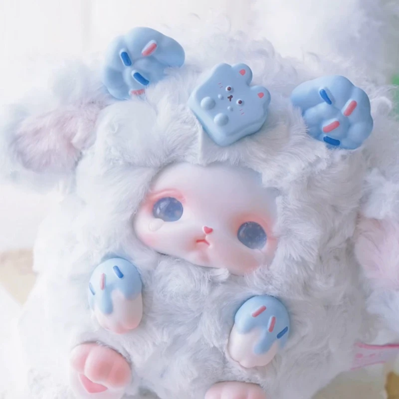 Genuíno loloan sobremesa série vinil caixa cega na moda artesanal saco de boneca magnética presente aniversário para amigos crianças casais adorável