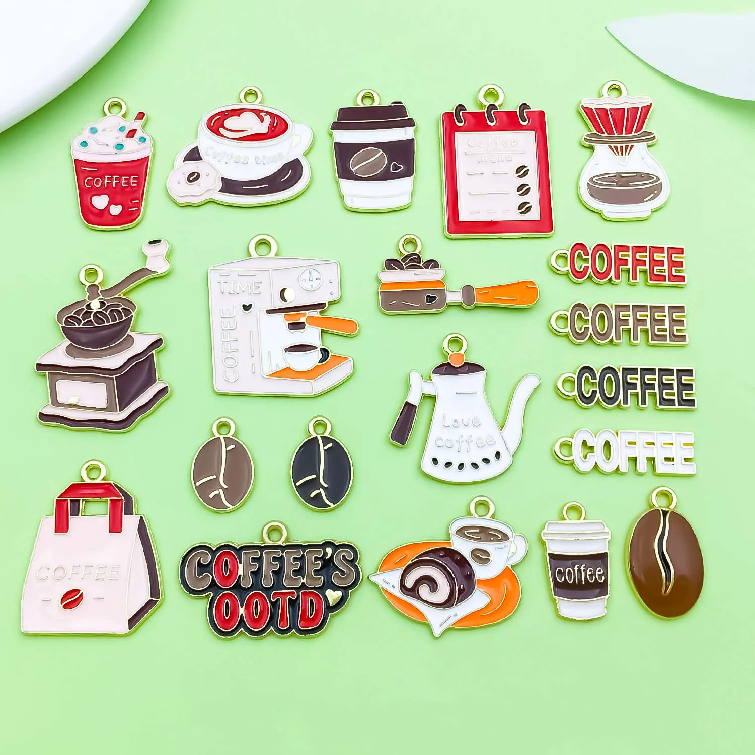 10/20Pcs Enamel Cof…