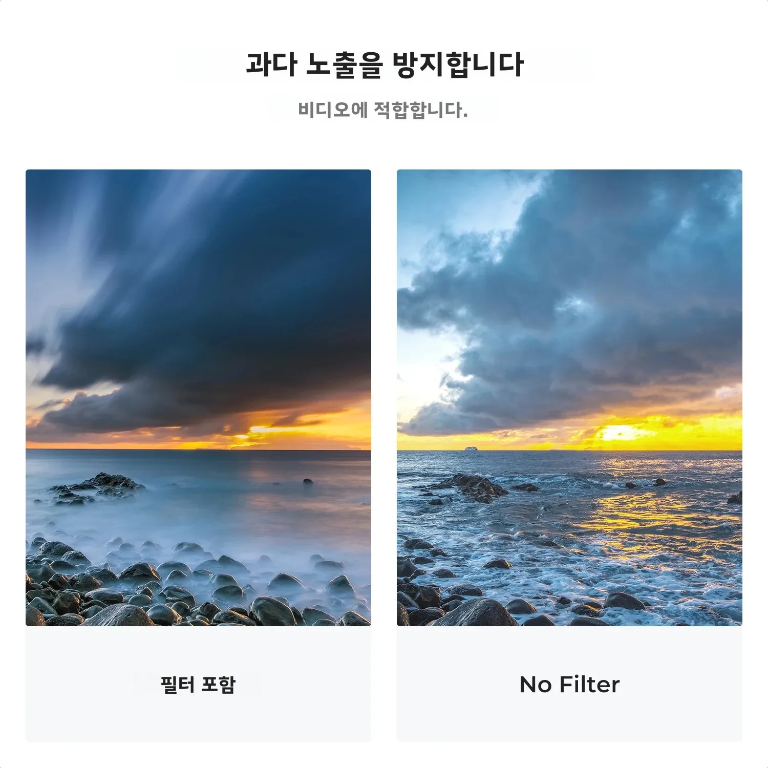 K&F CONCEPT ND8-ND128 가변 ND 필터 52mm 58mm 62mm 67mm 72mm 77mm 82mm X 스팟 페이드 없는 중성 농도 필터 (카…