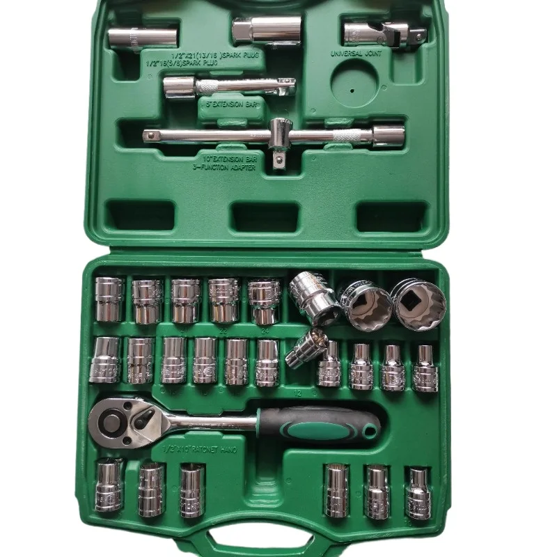 

Dafei Plum Blossom Sleeve Set 1/2 Interface 12.5 Auto Repair Tools 8-32 Sleeve Combination Slide Bar Full 12 Angle