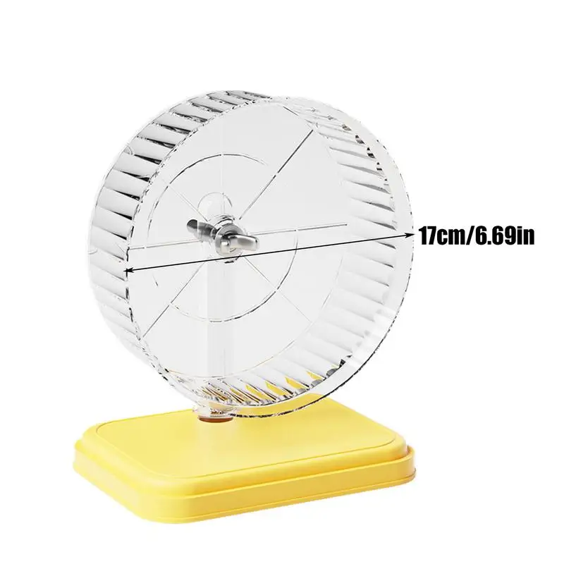 Hamster Running Wheel Silent Small Animals Exercise Wheel Quiet Exercise Runner Wheel Double-Bearing Pet Small Animals Exercise images - 6