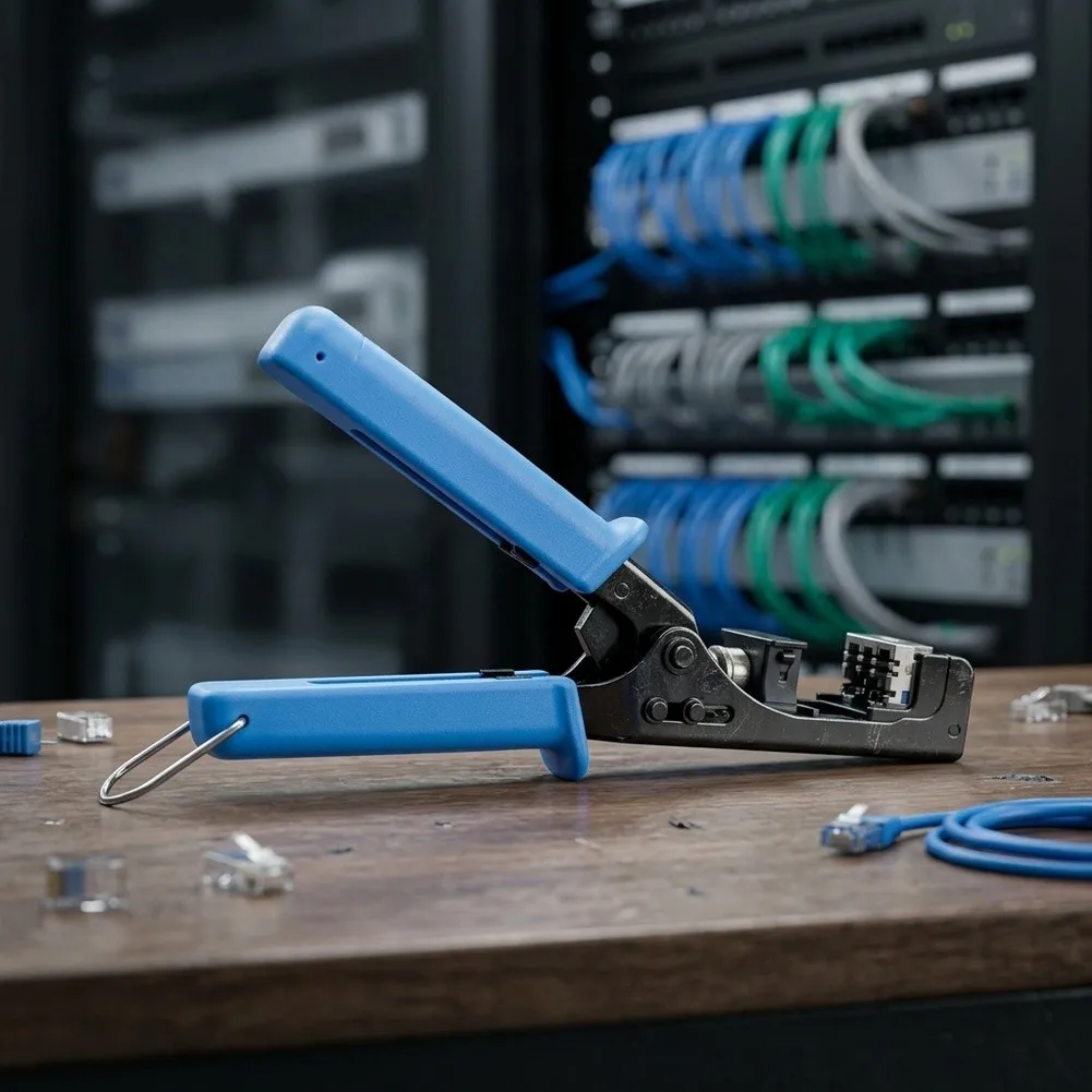 1Pc Cold-Rolled Steel Punch Down Tool For Cat5e Cat6 Jack Termination Crimping Trimming Network Ethernet Installer