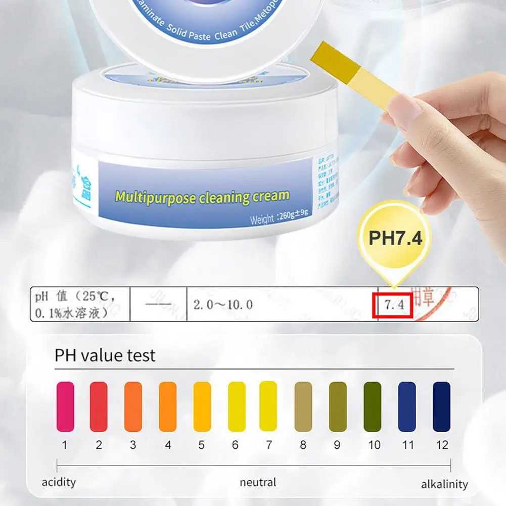 White Shoes Cleaning Cream Multi-functional Pasty Cleaner With Wipe Stains Remover Cleansing Maintenance Sports Shoes 260g